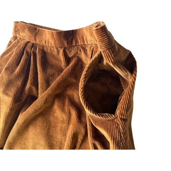 Vintage 80s Corduroy Blazer Jacket Skirt Suit Set Women's Warm Brown Two Piece‎ - Picture 7 of 12